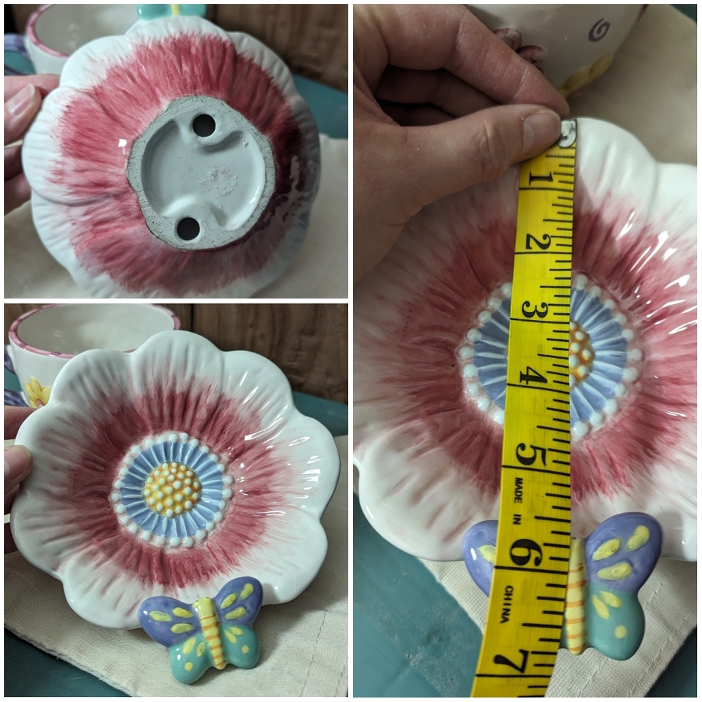 Home interior flower dish /plate